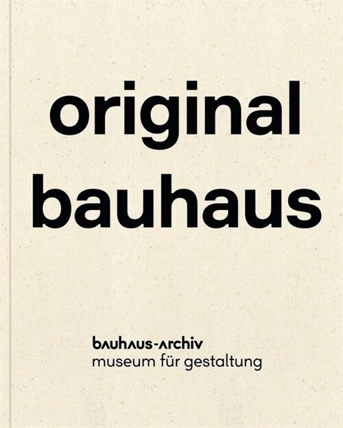 original bauhaus (Hardcover)