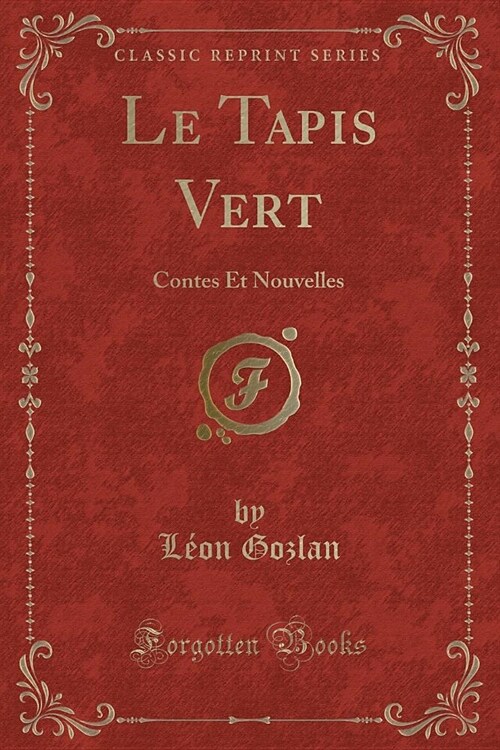 Le Tapis Vert (Paperback)