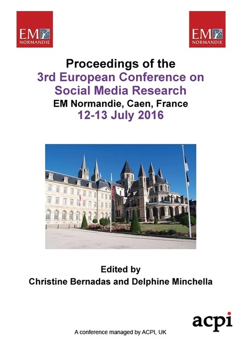 ESCM 2016 Proceedings of The 3rd European Conference on Social Media (Paperback)