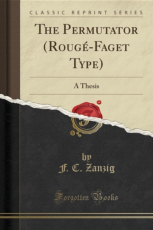 The Permutator (Rougé-Faget Type) (Paperback)
