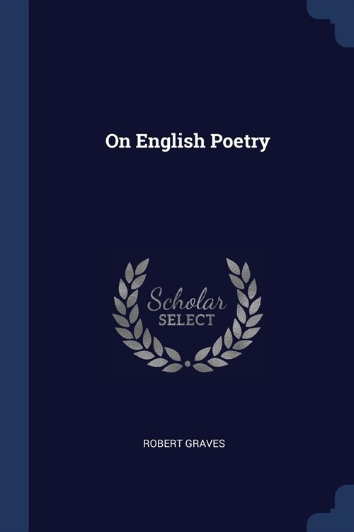 On English Poetry (Paperback)