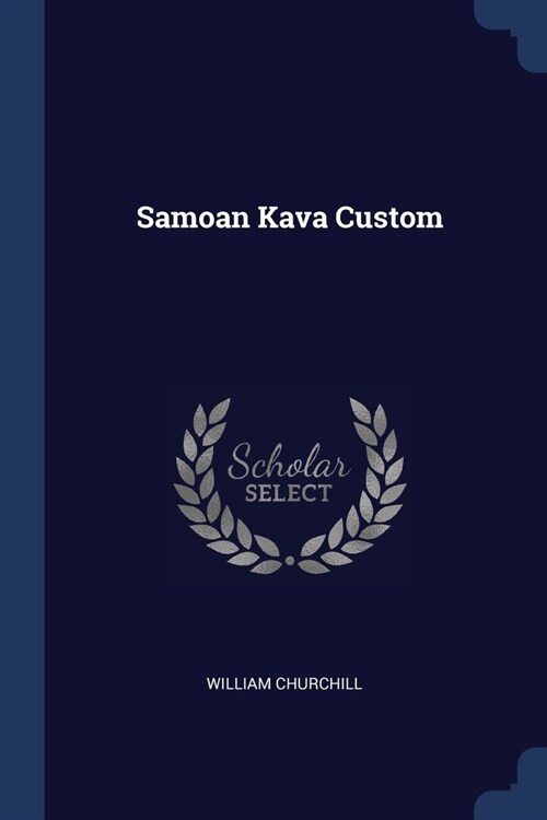 Samoan Kava Custom (Paperback)