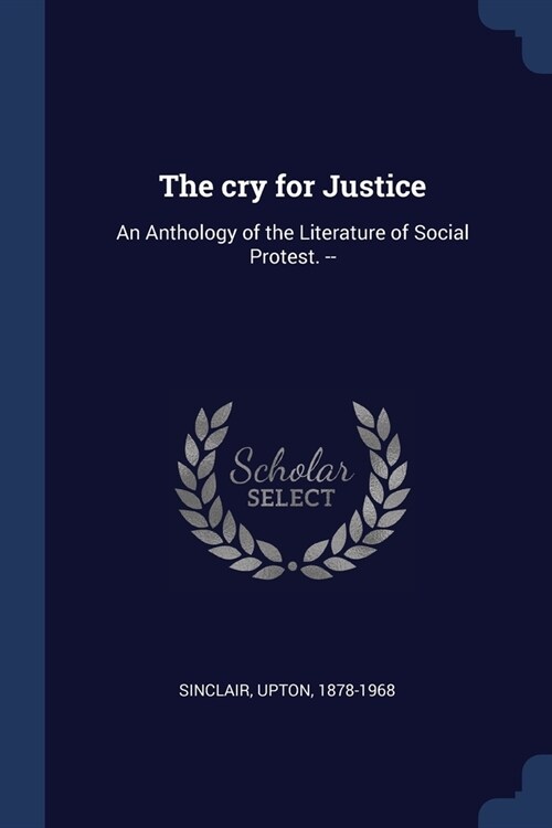 The cry for Justice (Paperback)