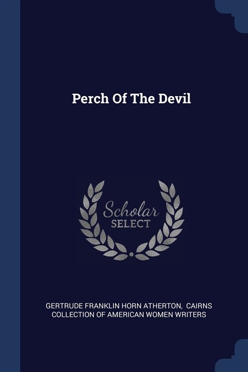 Perch Of The Devil (Paperback)