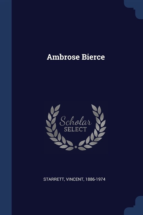 Ambrose Bierce (Paperback)