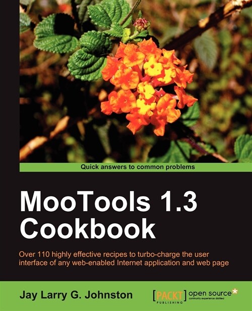 Mootools 1.3 Cookbook (Paperback)