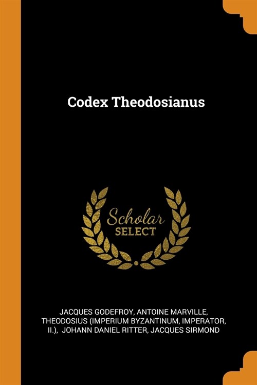 Codex Theodosianus (Paperback)