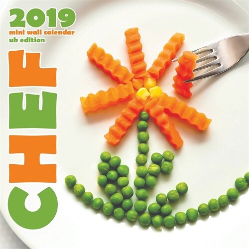 Chef 2019 Mini Wall Calendar (UK Edition) (Saddle (Staple))