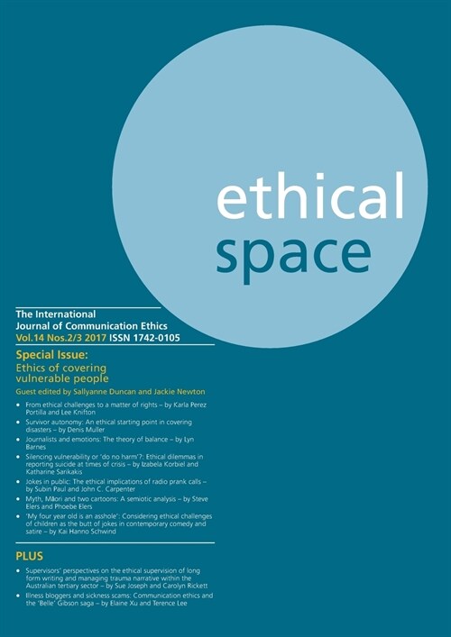 Ethical Space Vol.14 Issue 2/3 (Paperback)