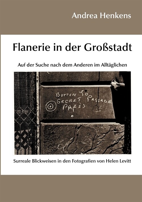 Flanerie in der Gro?tadt (Paperback)