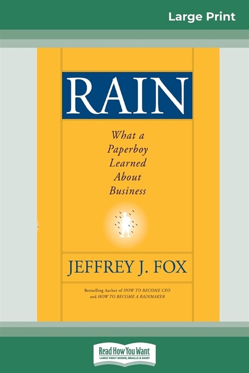 Rain (16pt Large Print Edition) (Paperback)