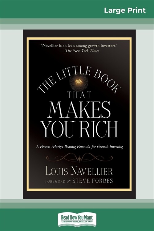 The Little Book That Makes You Rich (16pt Large Print Edition) (Paperback)