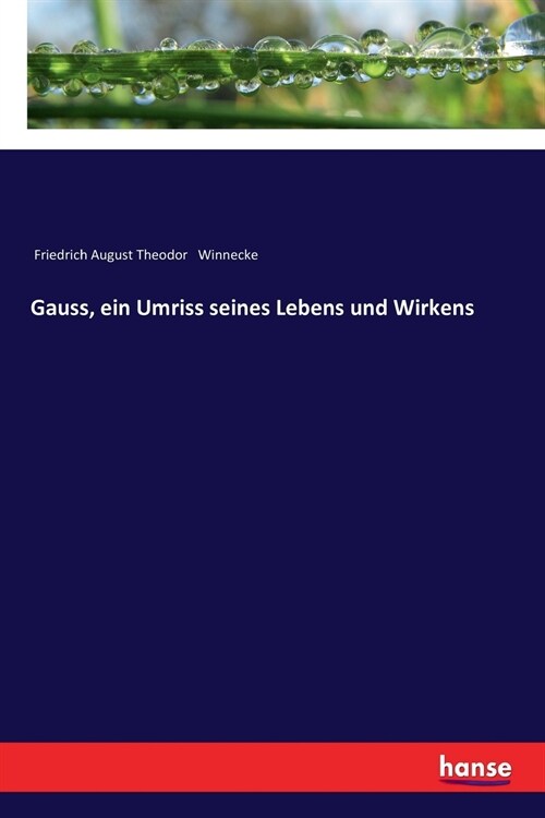 Gauss, ein Umriss seines Lebens und Wirkens (Paperback)