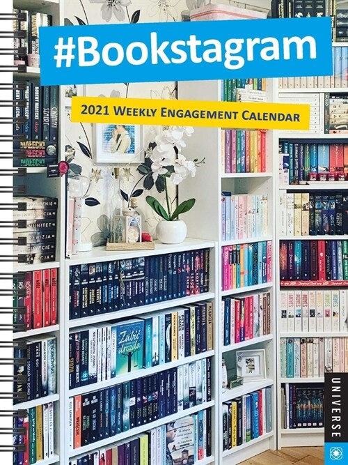 #bookstagram 16-Month 2020-2021 Weekly Engagement Calendar (Desk)