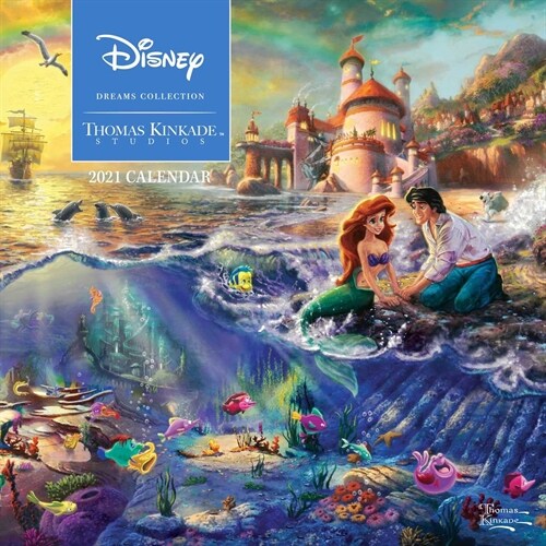 Disney Dreams Collection by Thomas Kinkade Studios: 2021 Wall Calendar (Wall)