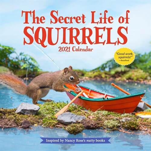 The Secret Life of Squirrels Wall Calendar 2021 (Wall)