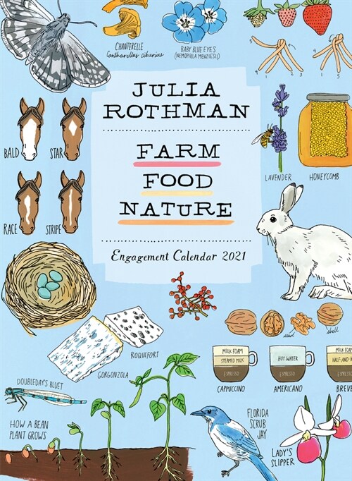 Julia Rothman: Farm, Food, Nature Engagement Calendar 2021 (Desk)