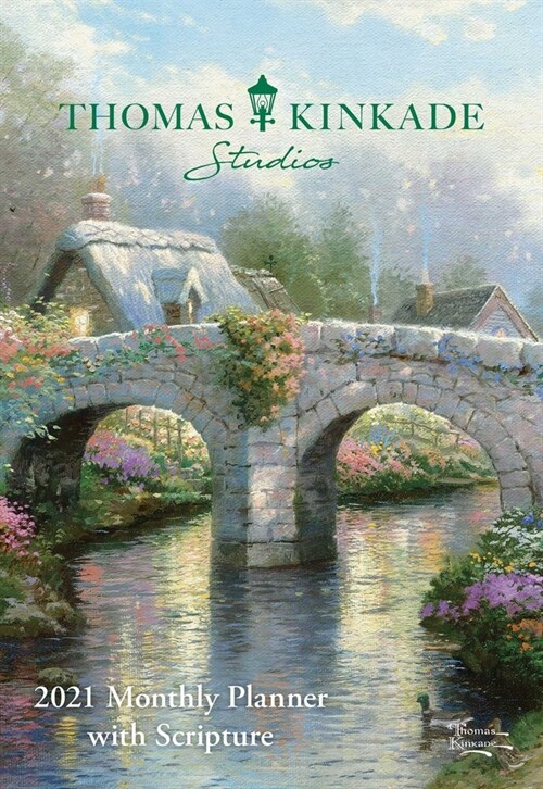 Thomas Kinkade Studios 2021 Monthly Pocket Planner Calendar with Scripture (Desk)