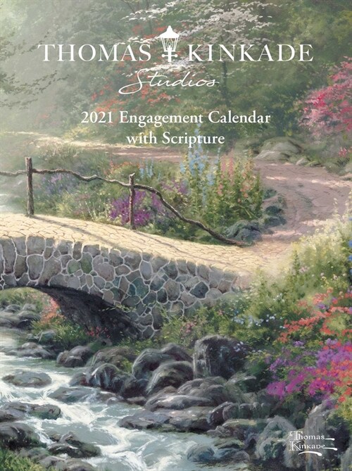 Thomas Kinkade Studios 2021 Engagement Calendar with Scripture (Desk)