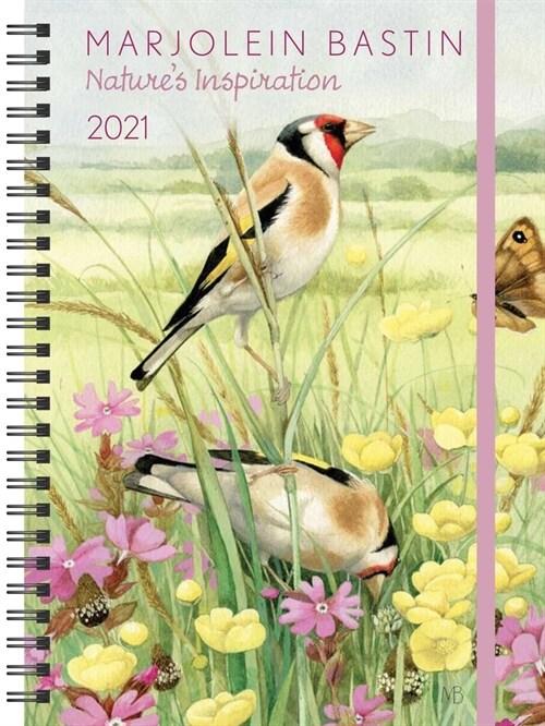Marjolein Bastin Natures Inspiration 2021 Monthly/Weekly Planner Calendar (Desk)