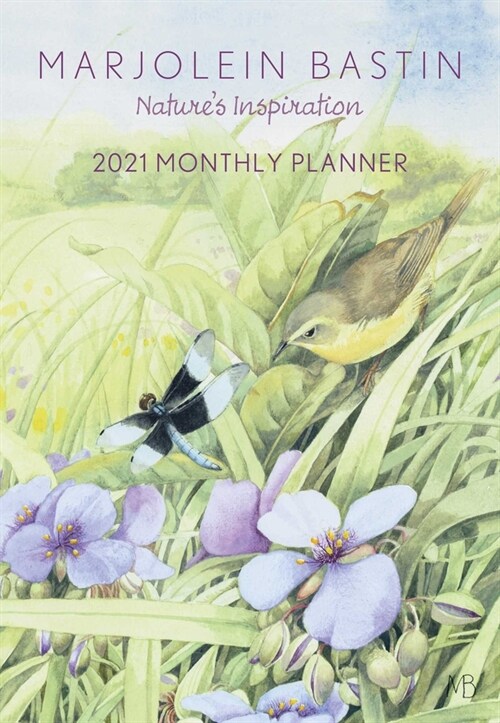 Marjolein Bastin Natures Inspiration 2021 Monthly Pocket Planner Calendar (Desk)
