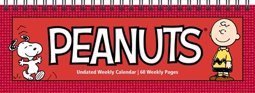 Peanuts Undated Weekly Desk Pad Calendar (Desk)