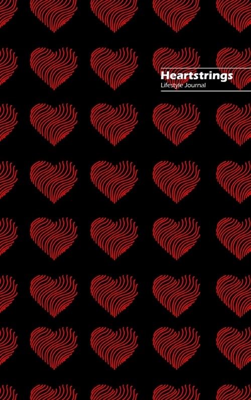 Heartstrings Lifestyle Journal, Blank Notebook, Dotted Lines, 288 Pages, Wide Ruled, 6 x 9 (A5) Hardcover (Black) (Hardcover)