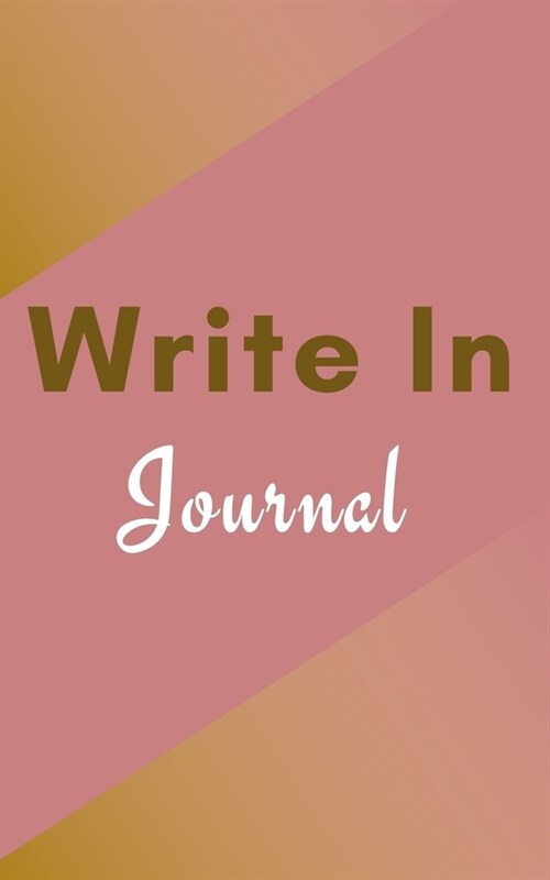 Write In Journal (Pastel Brown Abstract Cover Art) (Paperback)