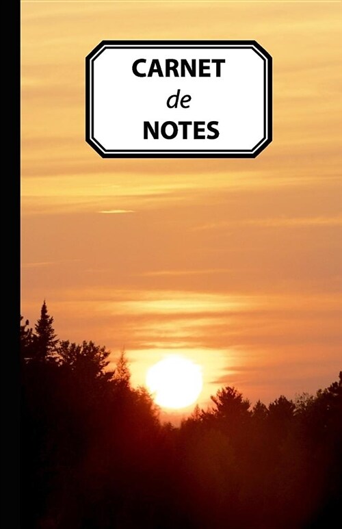 Carnet de Notes: ournal personnel, original & pratique de 140 pages lign?s avec une couverture photo (Paperback)