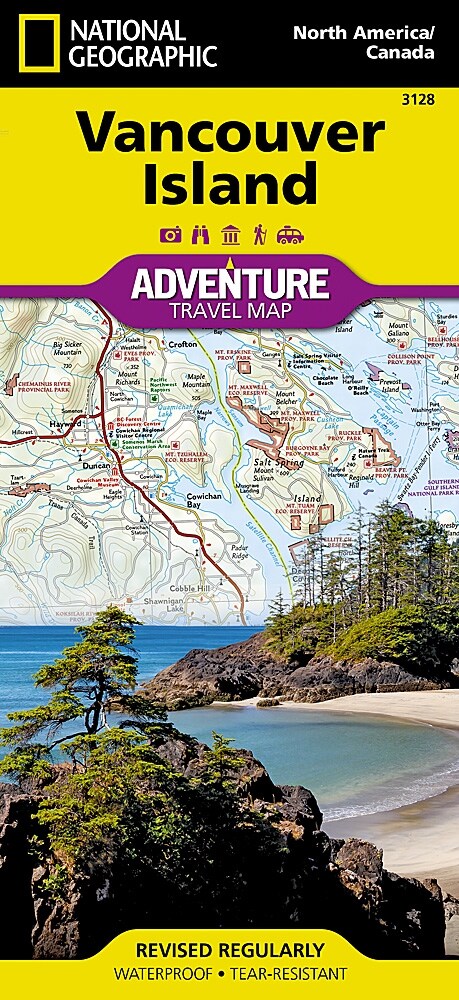 Vancouver Island Map (Folded, 2020)