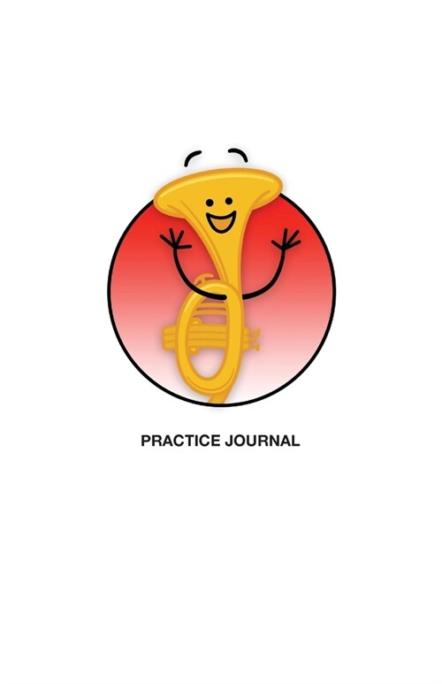 Brass in Color Notebooks: Practice Journal - Trumpet, Red (Paperback)