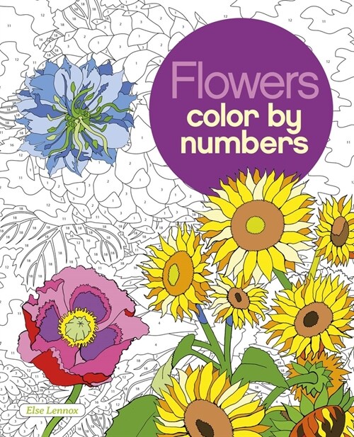 Flowers Color by Numbers (Paperback)