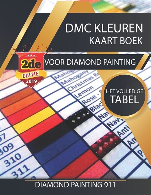 DMC Kleuren Kaart Boek Voor Diamond Painting: Het Volledige Tabel (Paperback)