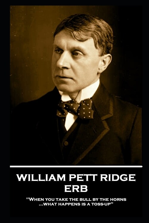 William Pett Ridge - Erb: When you take the bull by the horns what happens is a toss-up (Paperback)