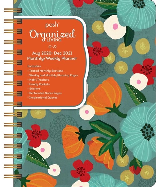 Posh: Deluxe Organizer 17-Month 2020-2021 Monthly/Weekly Planner Calendar: So Much Gratitude (Desk)