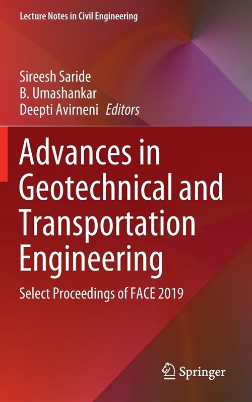 Advances in Geotechnical and Transportation Engineering: Select Proceedings of Face 2019 (Hardcover, 2020)