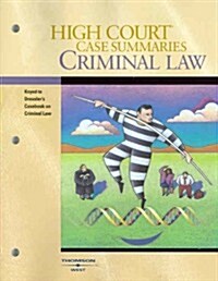 High Court Case Summaries on Criminal Law (Paperback, 4th)