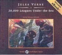 20,000 Leagues Under the Sea, with eBook (Audio CD, Library)