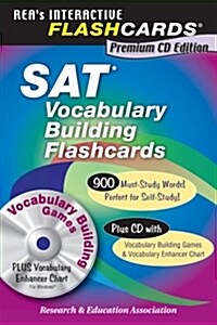 SAT Vocabulary Flashcards (Paperback, CD-ROM)