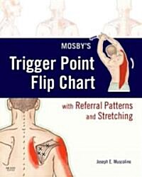 Mosbys Trigger Point Flip Chart with Referral Patterns and Stretching (Spiral)