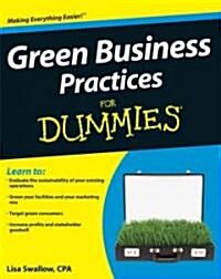 Green Business Practices for Dummies (Paperback)