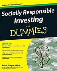 Socially Responsible Investing for Dummies (Paperback)