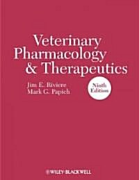 Veterinary Pharmacology and Therapeutics (Hardcover, 9)