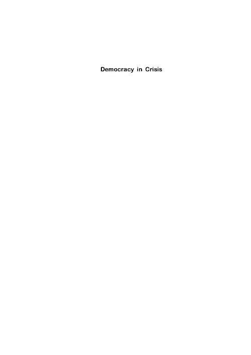 Democracy in crisis