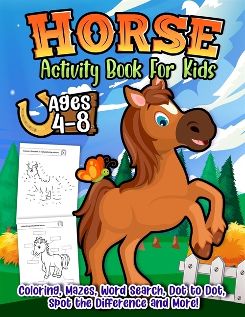 Horse Activity Book (Paperback)