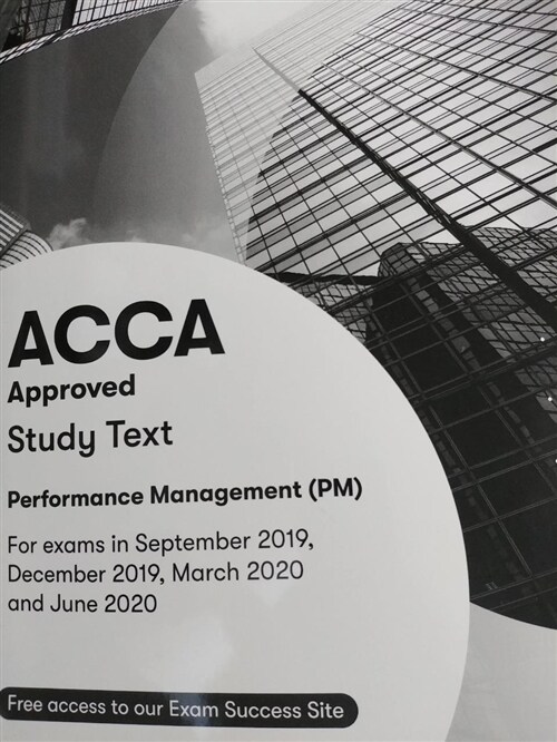 [중고] ACCA Performance Management : Workbook (Paperback)