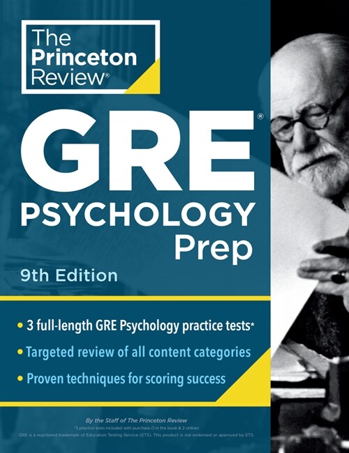 Princeton Review GRE Psychology Prep, 9th Edition: 3 Practice Tests + Review & Techniques + Content Review (Paperback)