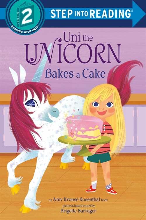 [중고] Uni Bakes a Cake (Uni the Unicorn) (Paperback)