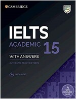 IELTS 15 Academic Student's Book with Answers with Audio with Resource Bank : Authentic Practice Tests (Package)