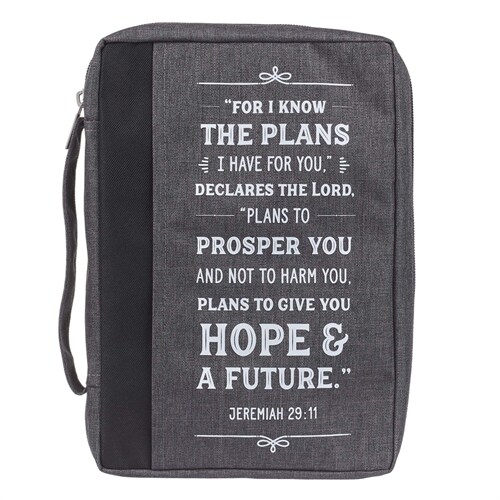 Bible Cover Value Gray I Know the Plans (Other)